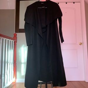 Plus wrap wool coat!